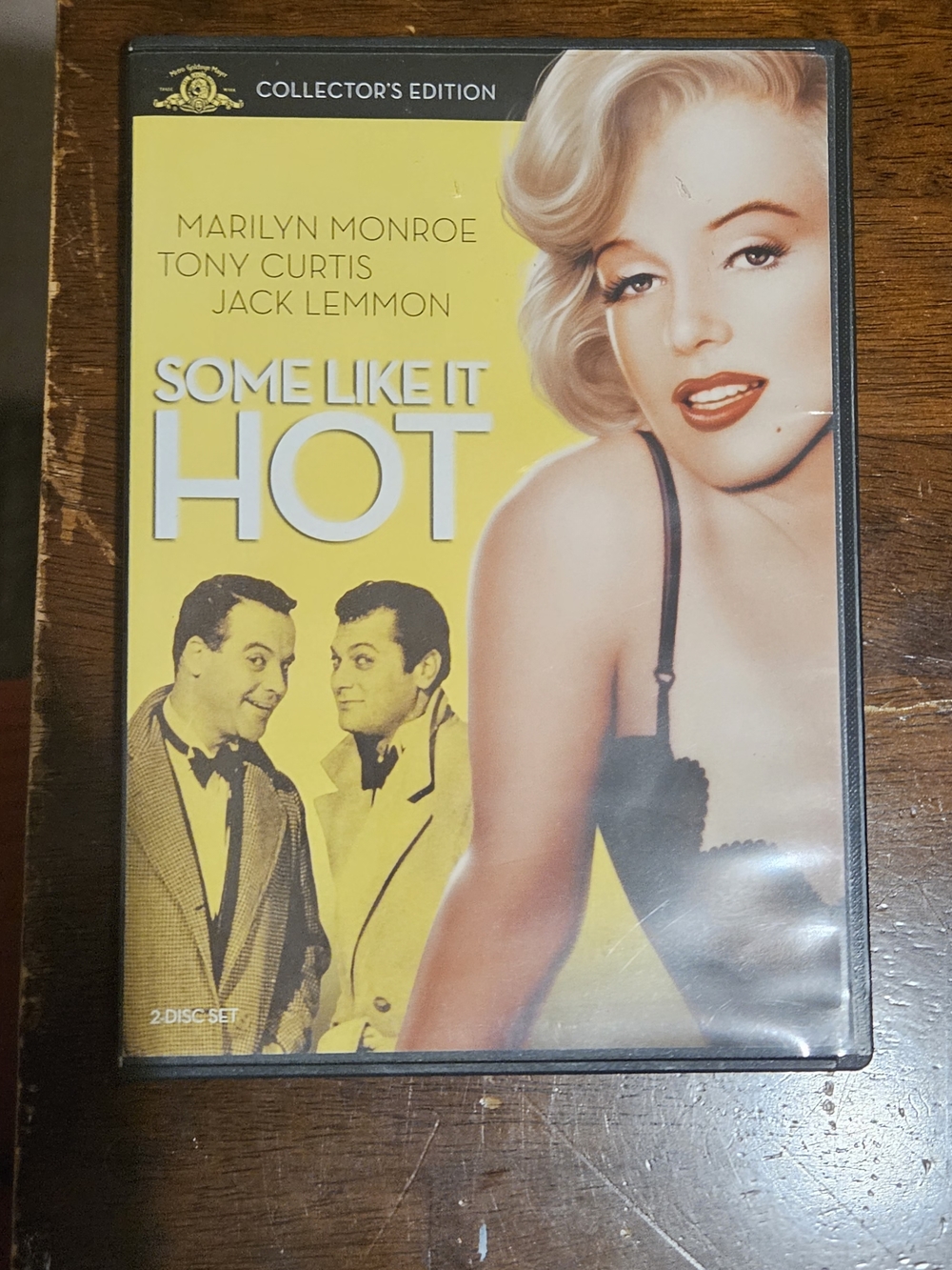 Some Like It Hot DVD - Marilyn Monroe Collector's Edition Yellow Cover
